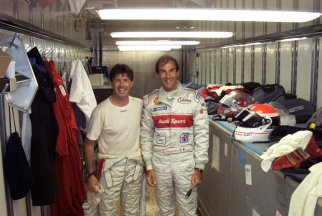 Dindo Capello and Emanuele Pirro------------Perry Mason Photo