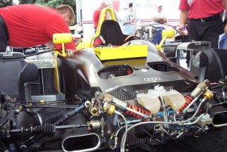 Detailed shot of front suspension   Perry Mason Photo
